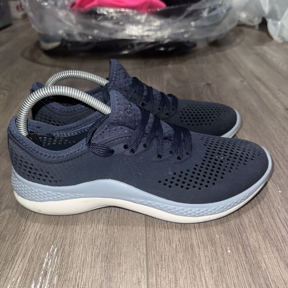 Crocs Women LiteRide 360 Pacer Navy Blue 204967 Sneakers Shoes Size 7